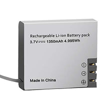 Carica l'immagine nel visualizzatore di Gallery, Action Camera Batteria, 3.7V 1350mAh 4.995Wh ricaricabile Batterie (2 pezzi) con doppio caricatore, compatibile con AKASO EK7000/Dragon Touch/EKEN/Crosstour/Campark/APEMAN/Victure/SJ4000/PG1050