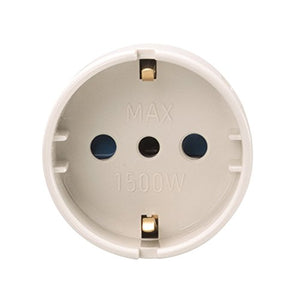 Poly Pool PP0433 Adattatore Spina Piccola 10 A e Presa Tedesca, 1 Pezzo,...