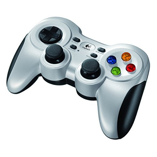 Logitech F710 Gamepad Wireless, 2.4 GHz, Nero/Argento
