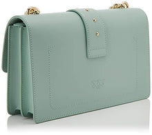 Carica l'immagine nel visualizzatore di Gallery, Pinko Love Classic Simply C Vitello, Borsa a Tracolla Verde (Verde Cammeo)