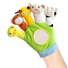 Carica l&#39;immagine nel visualizzatore di Gallery, Xrten Burattini a dito,Guanto Cartoon Animal Finger Velluto Dolls Toys...