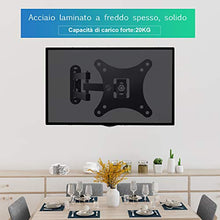 Carica l'immagine nel visualizzatore di Gallery, Famgizmo Inclinare Orientabile Supporto 10"-30" Inclinabile/Girevole - Nero - Ilgrandebazar