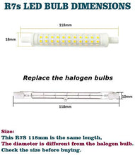 Carica l&#39;immagine nel visualizzatore di Gallery, R7S LED 118mm Slim 15W, 15W 118mm(non dimmerabile), Bianco Calda - Ilgrandebazar