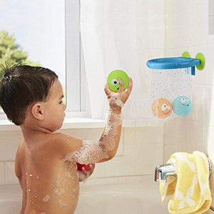 Bagno Giocattolo Galleggiante Organizer Giochi Canestro da Basket con 4... - Ilgrandebazar