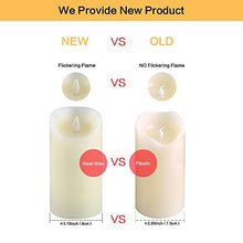 Carica l&#39;immagine nel visualizzatore di Gallery, Candele senza fiamma, Φ 8CM x H 10cm/12CM/15CM Set di 3 3 Pack Avorio - Ilgrandebazar