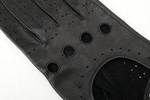 Carica l'immagine nel visualizzatore di Gallery, ZLUXURQ Guanti di Medium(21.6-22.9cm), Nero(100% Pelle Di Pecora/Economico)