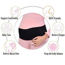Carica l'immagine nel visualizzatore di Gallery, SIYWINA Fascia Gravidanza Sostegno Premaman Fasce di Sostegno Cintura maternità Traspirante Regolabile