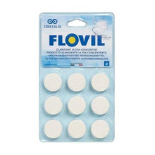 Carica l'immagine nel visualizzatore di Gallery, Flovil MD9295 Flocculante in Pastiglie Super Concentrato ad Alta Prestazione, Bianco, 14x2x25 cm