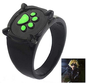 EVRYLON Anello Chat Noir Bambino dal Cartone Lady Bug Ladybug Zampa Gatto... - Ilgrandebazar