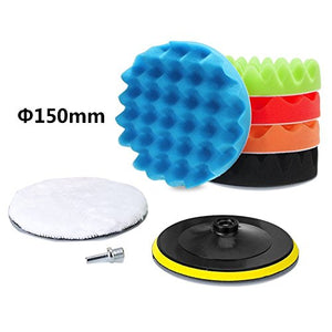 Kit di lucidatura per ceretta spugna da 6 pollici 150 mm Kit...