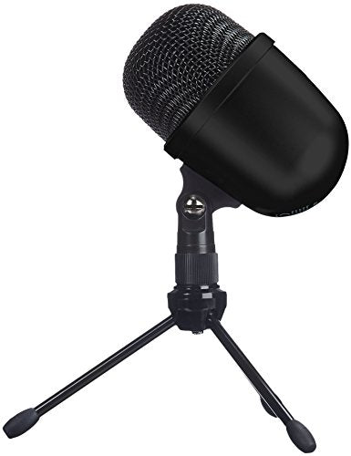 AmazonBasics - Mini microfono a condensatore da scrivania, Nero - Ilgrandebazar