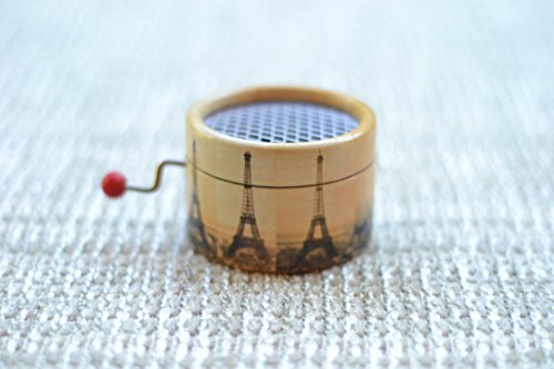 Carillon manovella decorato con la Torre Eiffel Parigi che suona il Valzer... - Ilgrandebazar