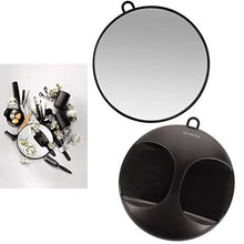 Carica l&#39;immagine nel visualizzatore di Gallery, T4B LUSSONI Specchio rotondo professionale per salone, parrucchiere,...