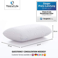Carica l'immagine nel visualizzatore di Gallery, Cuscino da viaggio VOLAR | per collo in memory-foam | Bianco