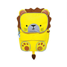 Carica l'immagine nel visualizzatore di Gallery, Trunki Zainetto di alta visibilità per bambini - Leeroy Il Leone (Giallo)