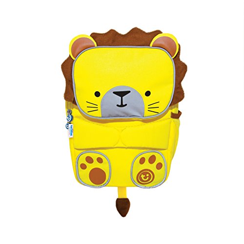 Trunki Zainetto di alta visibilità per bambini - Leeroy Il Leone (Giallo)