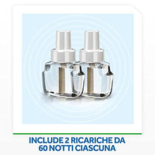 Carica l'immagine nel visualizzatore di Gallery, Raid Liquido Elettrico Antizanzare Doppia Ricarica, Inodore, Confezione da 2 Ricariche da 36ml, 120 Notti