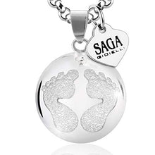 Carica l&#39;immagine nel visualizzatore di Gallery, SAGA GIOIELLI® COLLANA CHIAMA ANGELI BOLA MESSICANA PIEDINI LAVORATI