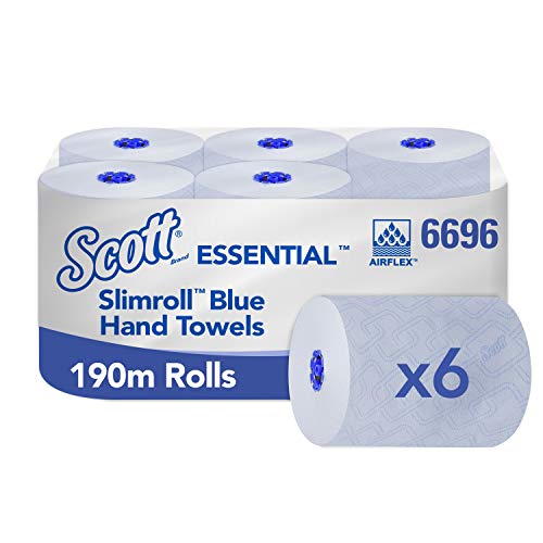 Scott 6696 Essential Slimroll Asciugamani in Rotolo a 1 Velo, 6 Rotoli x 190... - Ilgrandebazar