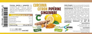 Curcuma e Piperiana Plus zenzero limone vitamina C- 130 cpr-Antiossidante...