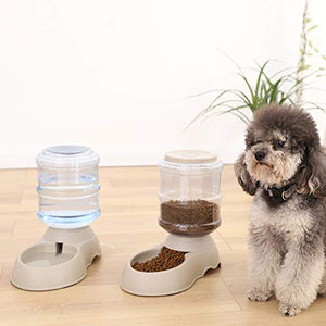 XIAPIA Dispenser Cibo Cani, Distributore Automatico di Acqua per Animali PET-