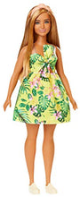Carica l&#39;immagine nel visualizzatore di Gallery, Barbie- Fashionista, Bambola Bionda con Vestito Giallo Stampa a Fiori,... - Ilgrandebazar