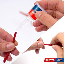 Carica l'immagine nel visualizzatore di Gallery, Loctite Super Attak Precision, Colla liquida trasparente con beccuccio extra lungo, Colla forte istantanea, Colla per plastica e molti altri materiali per applicazioni precise, 1x5g