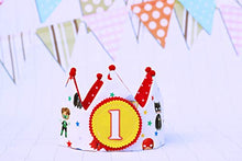 Carica l&#39;immagine nel visualizzatore di Gallery, Corona compleanno supereroi per bambini - Ilgrandebazar