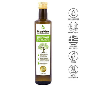 MeaVita Olio d'Oliva Meavita, Extravergine e Spremuto a Freddo, 1 Confezione...