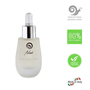 Nuvò SIERO VISO GEL ANTIRUGHE BAVA DI LUMACA 80% arricchito con Esapeptide... - Ilgrandebazar