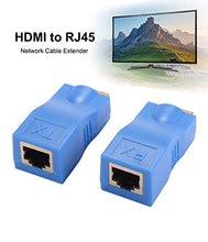 Carica l&#39;immagine nel visualizzatore di Gallery, Extender HDMI, da 1080P a RJ45 Ethernet per segnale di rete...