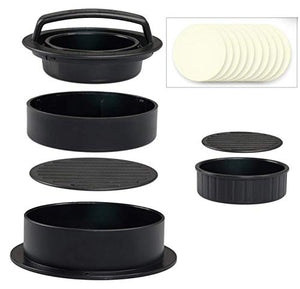 Flybiz Premium Pressa per Hamburger - Set 3 in 1 - Stampo Hamburger... - Ilgrandebazar