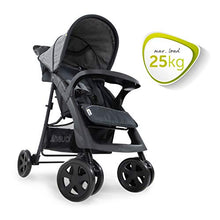 Carica l&#39;immagine nel visualizzatore di Gallery, Hauck Passeggino Shopper Neo 2 - Passeggino Compatto dalla Nascita fino a 25 kg - Passeggino Pieghevole con 2 Portabibite, Reclinabile con Finestrina - Grande Cesto Portaoggetti - Grigio