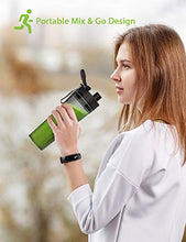Carica l&#39;immagine nel visualizzatore di Gallery, homgeek Mini Frullatore, Blender Smoothie Maker, Mixer per Frullati, Nero