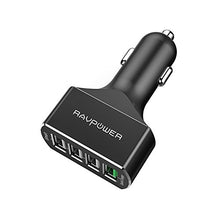 Carica l&#39;immagine nel visualizzatore di Gallery, RAVPOWER Caricabatterie Auto Quick Charge 3.0 Caricatore in Alluminio da 54W...