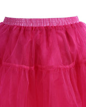 Carica l'immagine nel visualizzatore di Gallery, Gardenwed Annata 1950s Donna Sottogonne al Ginocchio Retro Petticoats L, Pink