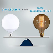 Carica l&#39;immagine nel visualizzatore di Gallery, Lampada LED Globe, 20W (corrispondente a 140W), LOHAS E27 2 Pack - Ilgrandebazar