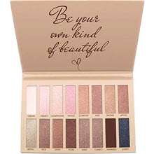 Carica l&#39;immagine nel visualizzatore di Gallery, Palette Ombretti Trucchi Make Up Occhi - 16 Colori Nudo Satinati Nude Exposed - Ilgrandebazar
