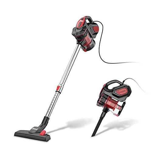 INSE Aspirapolvere Verticale 2 in 1, 18Kpa Scopa Elettrica con Filo e Senza... - Ilgrandebazar