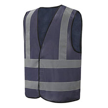 Carica l'immagine nel visualizzatore di Gallery, AYKRM Gilet Tecnica da Lavoro Antinfortunistici Alta visibilità 3XL, Blu Navy