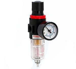 '1/4 pressione aria separatore acqua Riduttore di pressione per compressore... - Ilgrandebazar