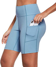 Carica l&#39;immagine nel visualizzatore di Gallery, Ogeenier Donna Pantaloncini Sportivi con Tasche Fitness Allenamento Leggings...