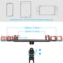 Carica l'immagine nel visualizzatore di Gallery, Tryone Supporto Tablet Poggiatesta Auto, estensibile supporto per Rosso