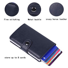 Carica l'immagine nel visualizzatore di Gallery, BOJLY Porta carte di credito, porta con fermasoldi Anti-RFID e NFC, 2... - Ilgrandebazar