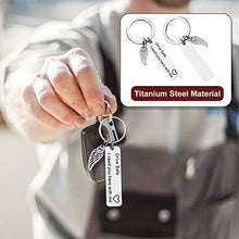 Carica l&#39;immagine nel visualizzatore di Gallery, ortachiavi 2 Pcs, Portachiavi da Uomo Personalizzati per Auto, I Need You...