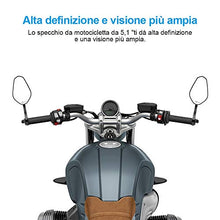 Carica l&#39;immagine nel visualizzatore di Gallery, 7/8&quot; 22mm Specchietti Moto Omologati, per Manubrio E9 B