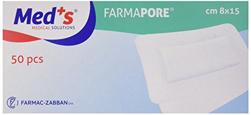 Farmac Zabban 1206310815M FarmaPORE Medicazione Adesiva in Cerotto 8 x 15 cm... - Ilgrandebazar