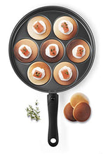 Carica l&#39;immagine nel visualizzatore di Gallery, Excelsa Disco Cook Padella 7 Scomparti per Pancake/Crepes, Diametro: 28 cm,...