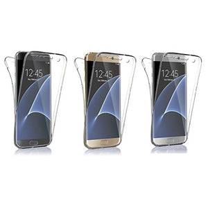 SAVFY® Custodia full body Samsung Galaxy S7 Edge, - Coque gel integral