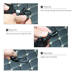 BUYGOO Universale Bagagliaio Rete della Maglia, Flessibile in Nylon Elastic...